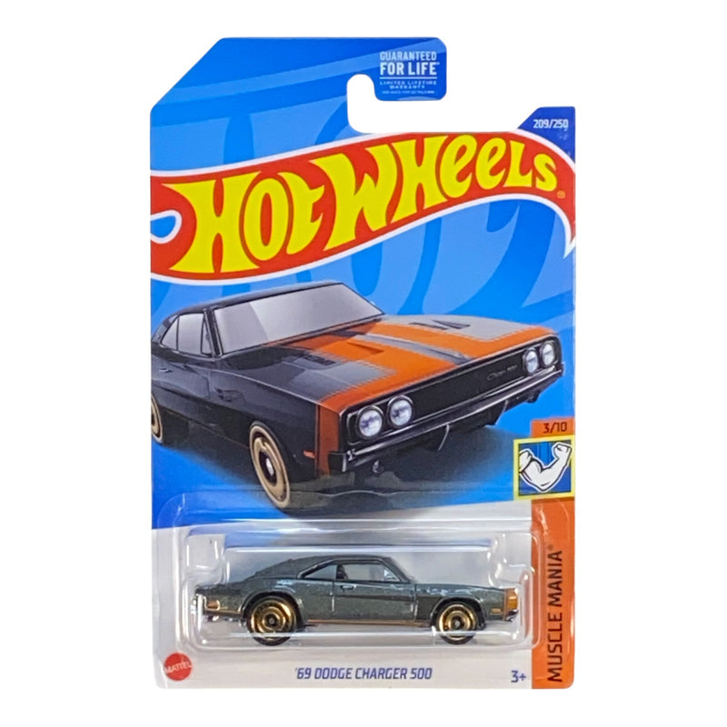 Hot Wheels '69 Dodge Charger 500 - Muscle Mania Series 3/10