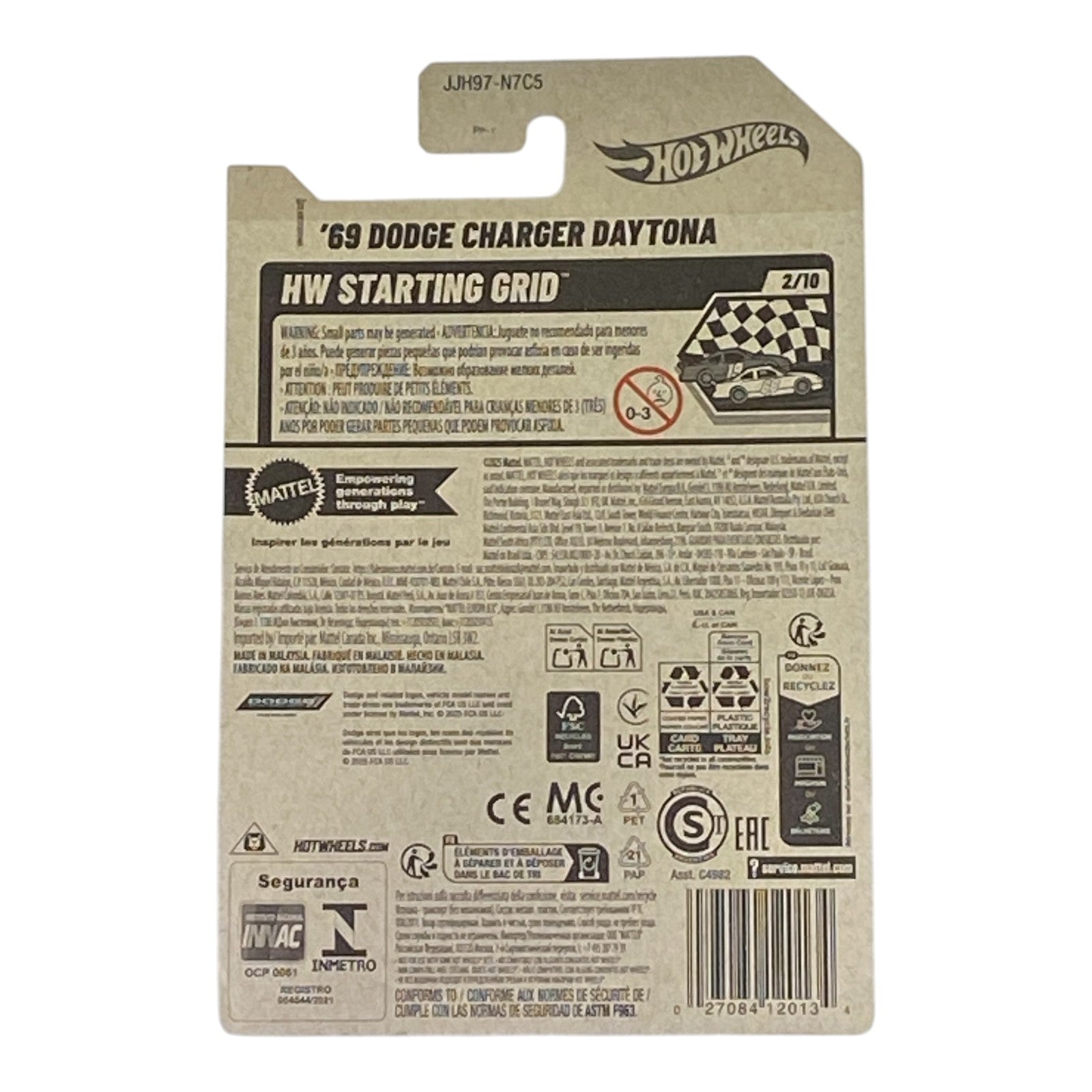 Hot Wheels '69 Dodge Charger Daytona - HW Starting Grid Series 2/10 - Collectors World Toys