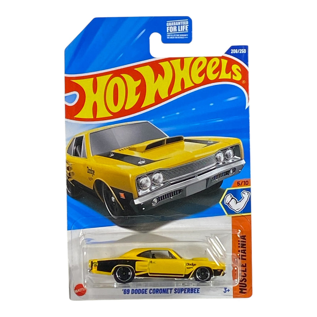 Hot Wheels '69 Dodge Coronet Superbee - Muscle Mania Series 5/10 - Collectors World Toys