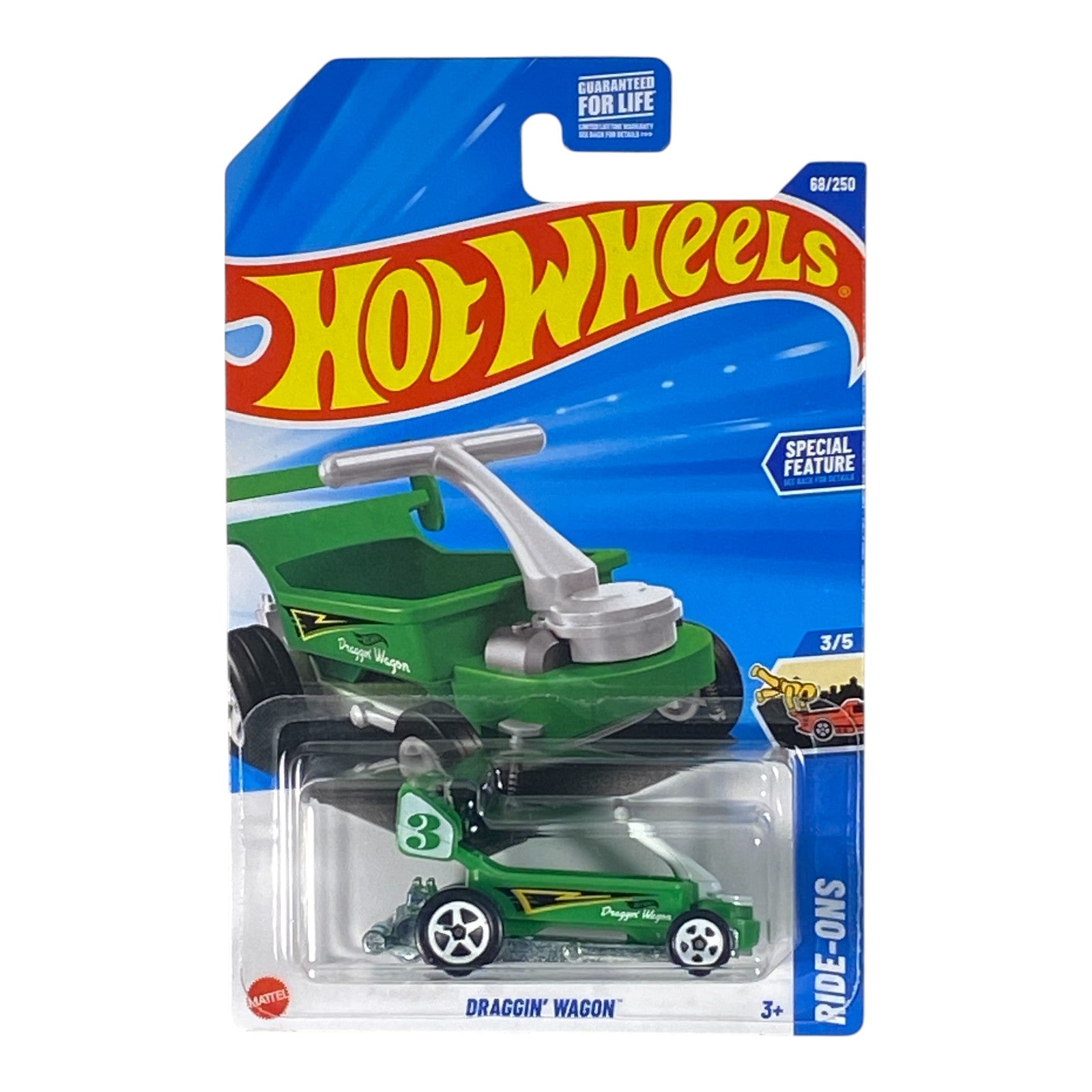 Hot Wheels Draggin' Wagon - Ride-Ons Series 3/5 - Collectors World Toys