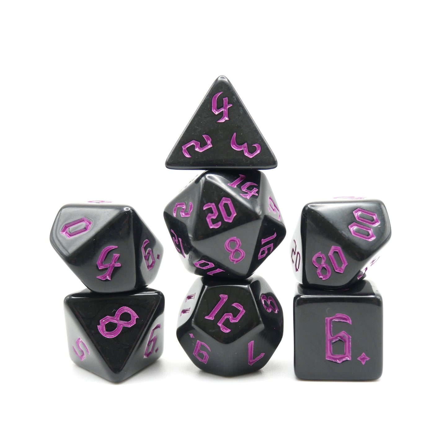 Dream - 7 Piece DnD Dice Set | Acrylic RPG Gaming Dice