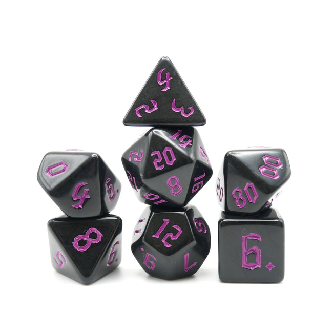 Dream - 7 Piece DnD Dice Set | Acrylic RPG Gaming Dice - Collectors World Toys Hover Image