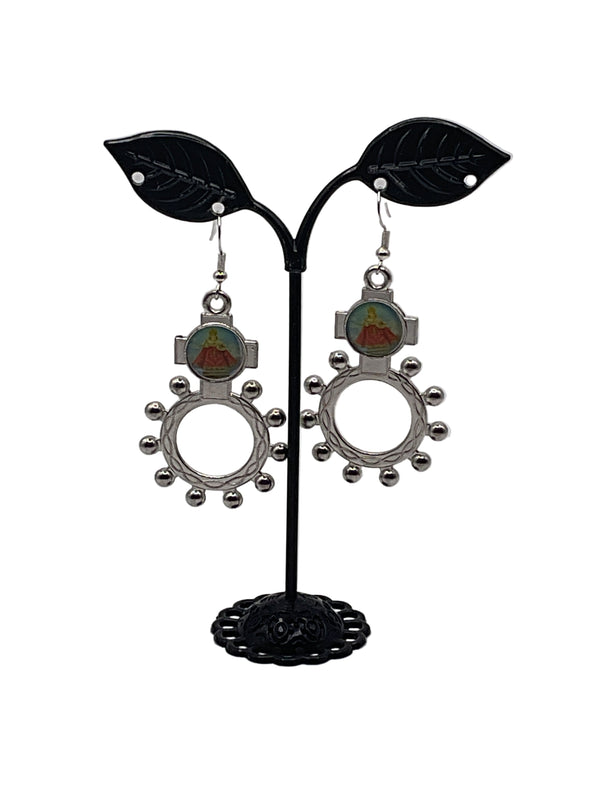 Finger Rosary Ring Earrings