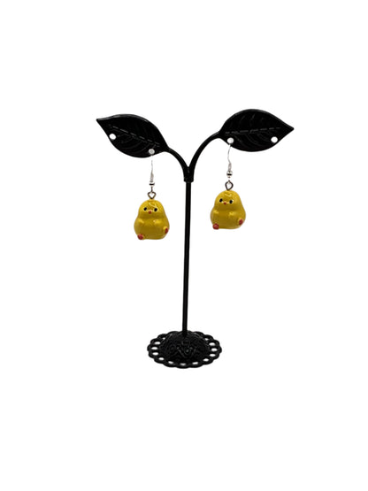 Dancing chick earrings