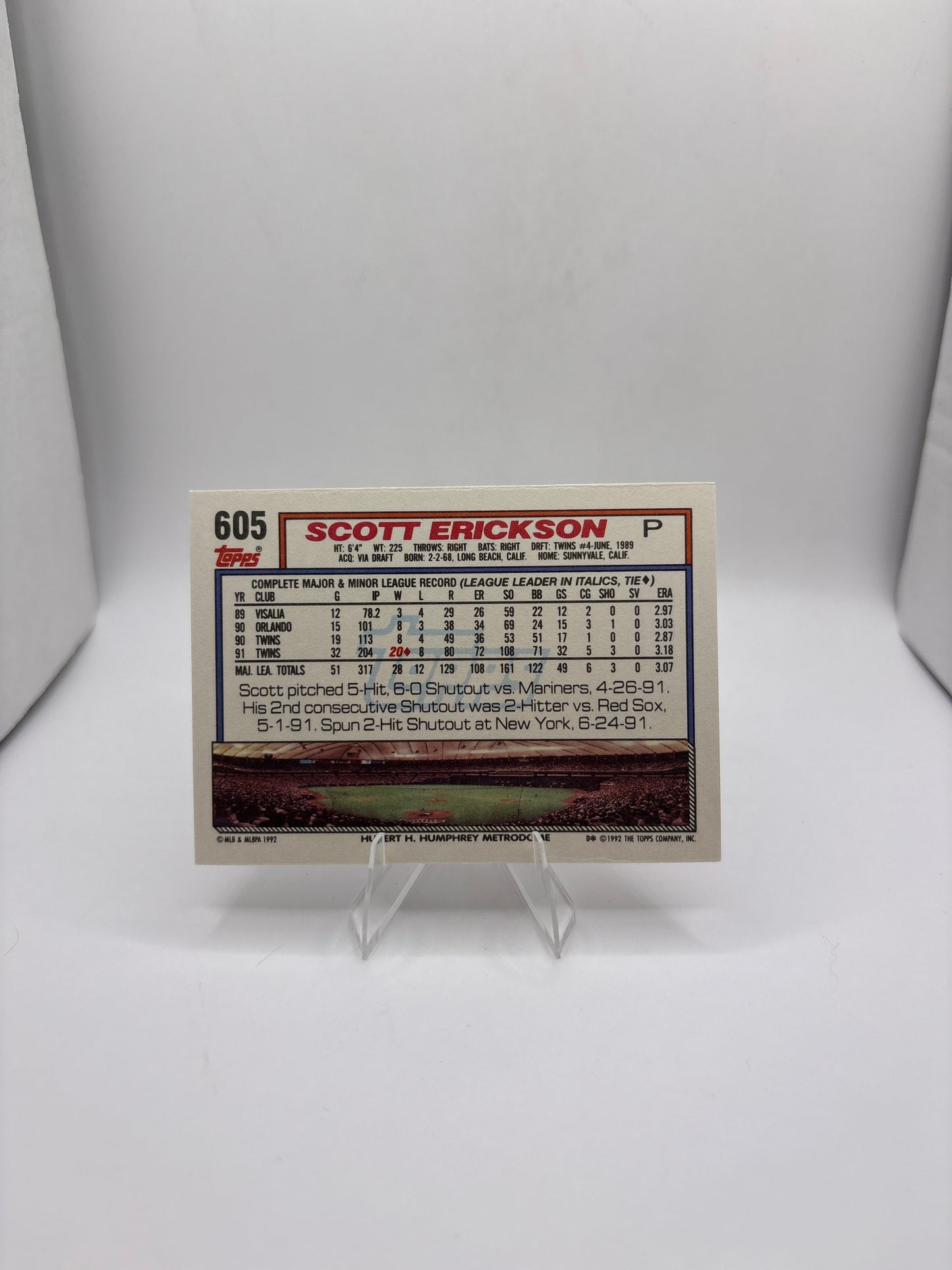 Topps Scott Erickson