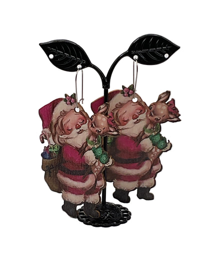 Country Christmas Earrings