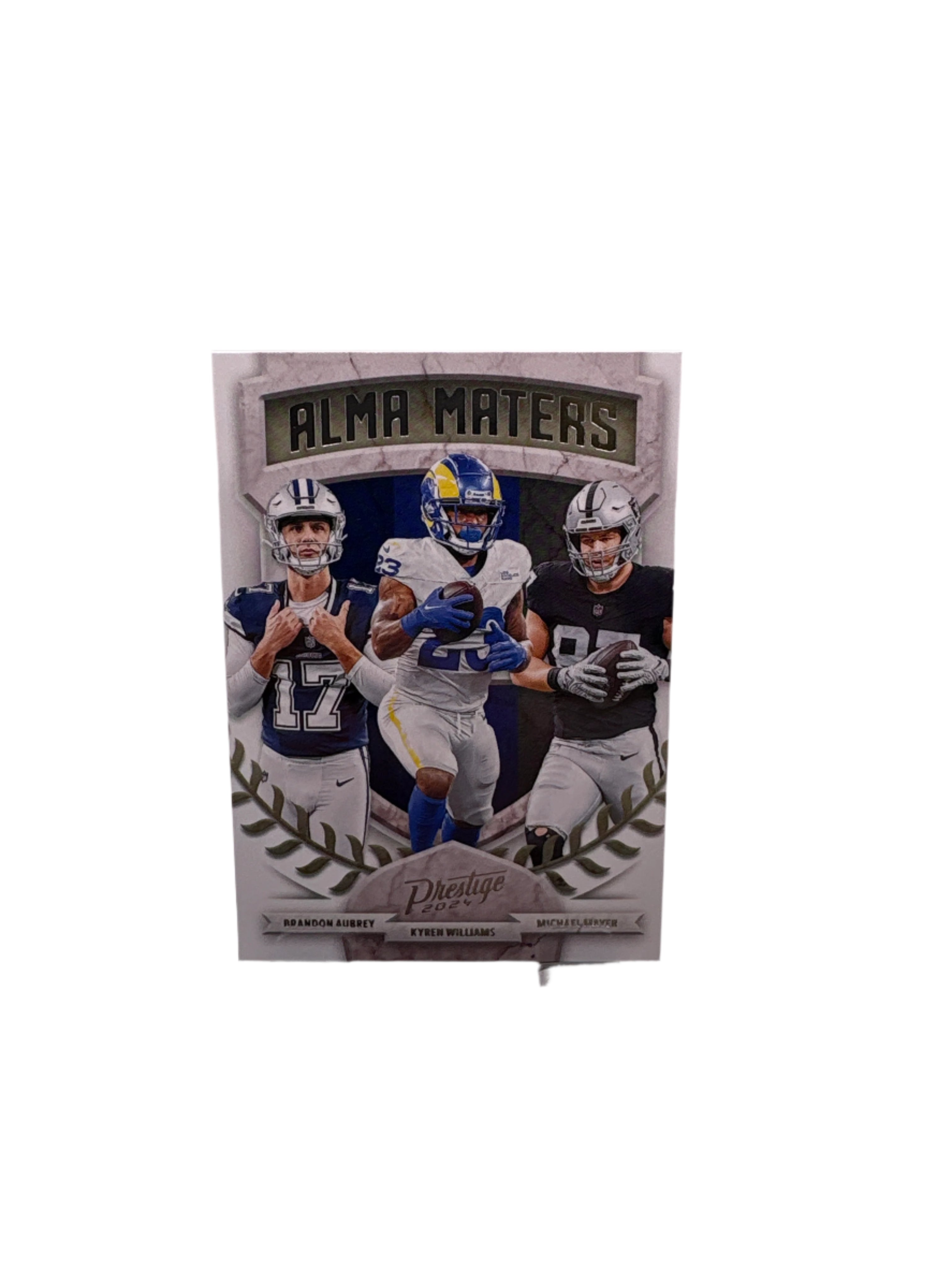 Panini Prestige Brandon Aubrey Kyren Williams Michael Mayer Main image