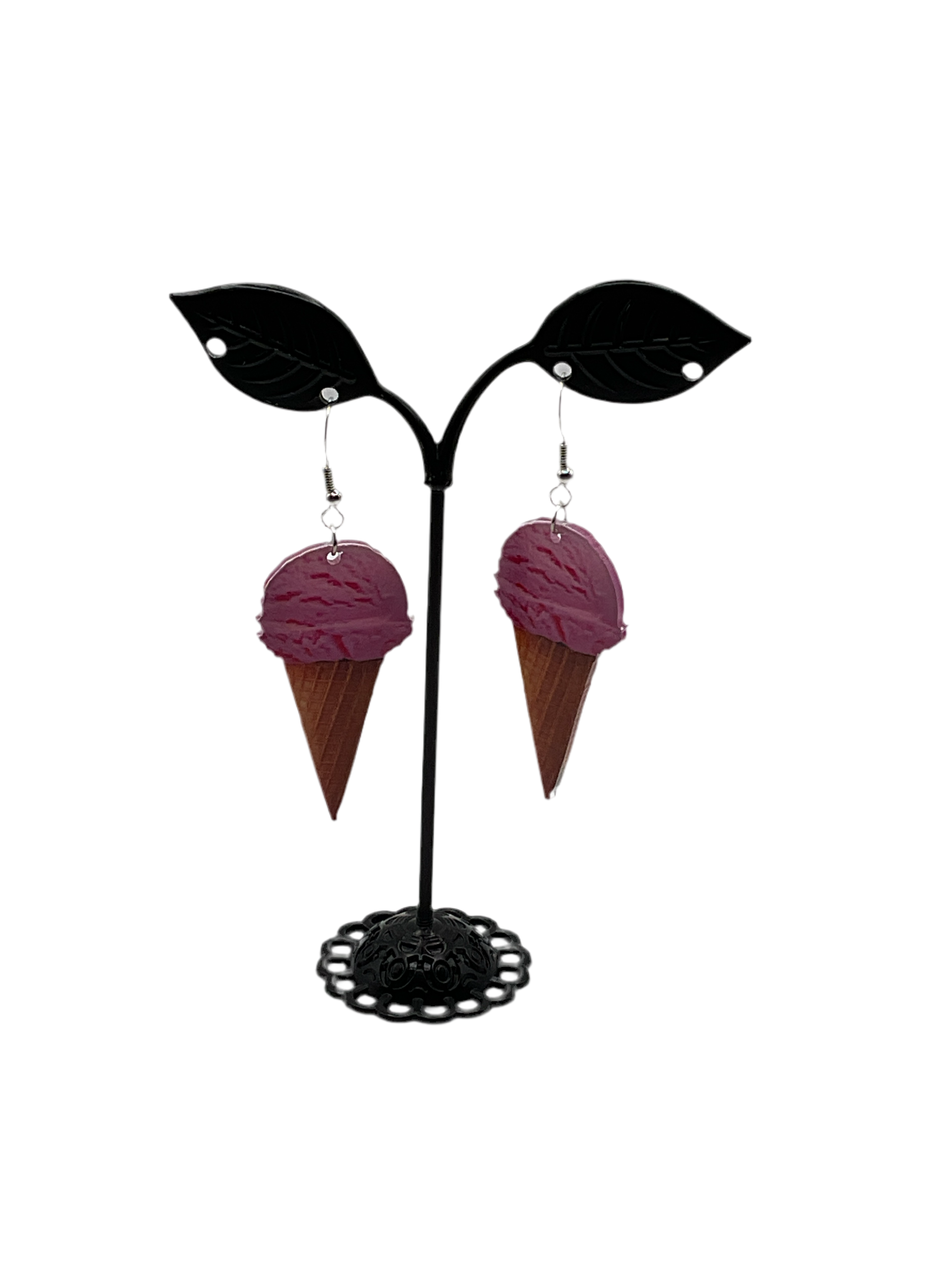 Ice cream cone earrings - Collectors World Toys