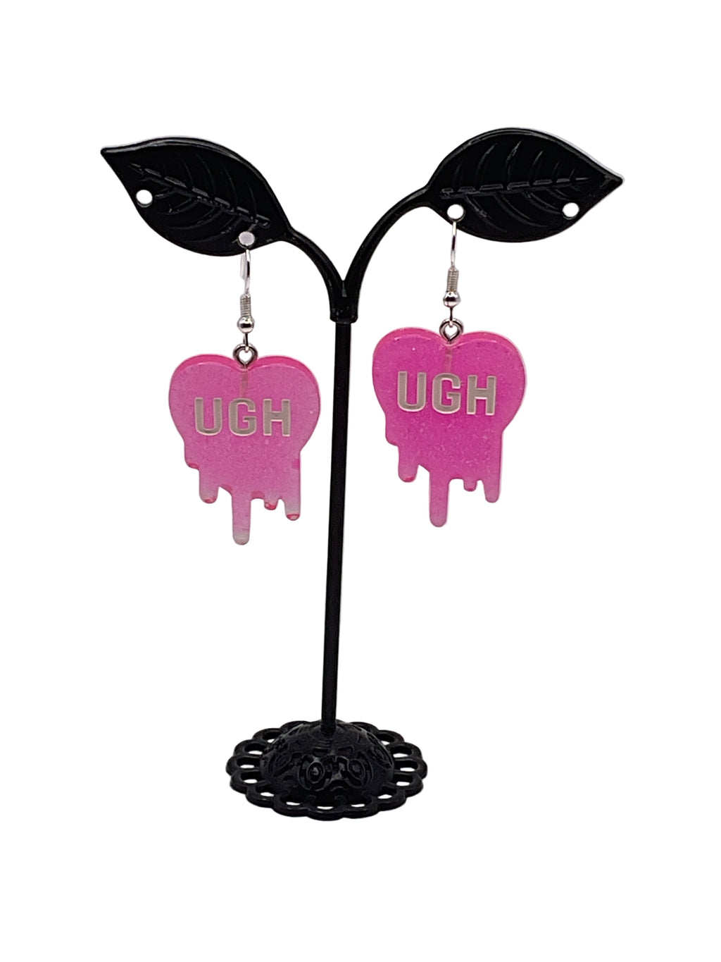 Melting Convo Heart Earrings