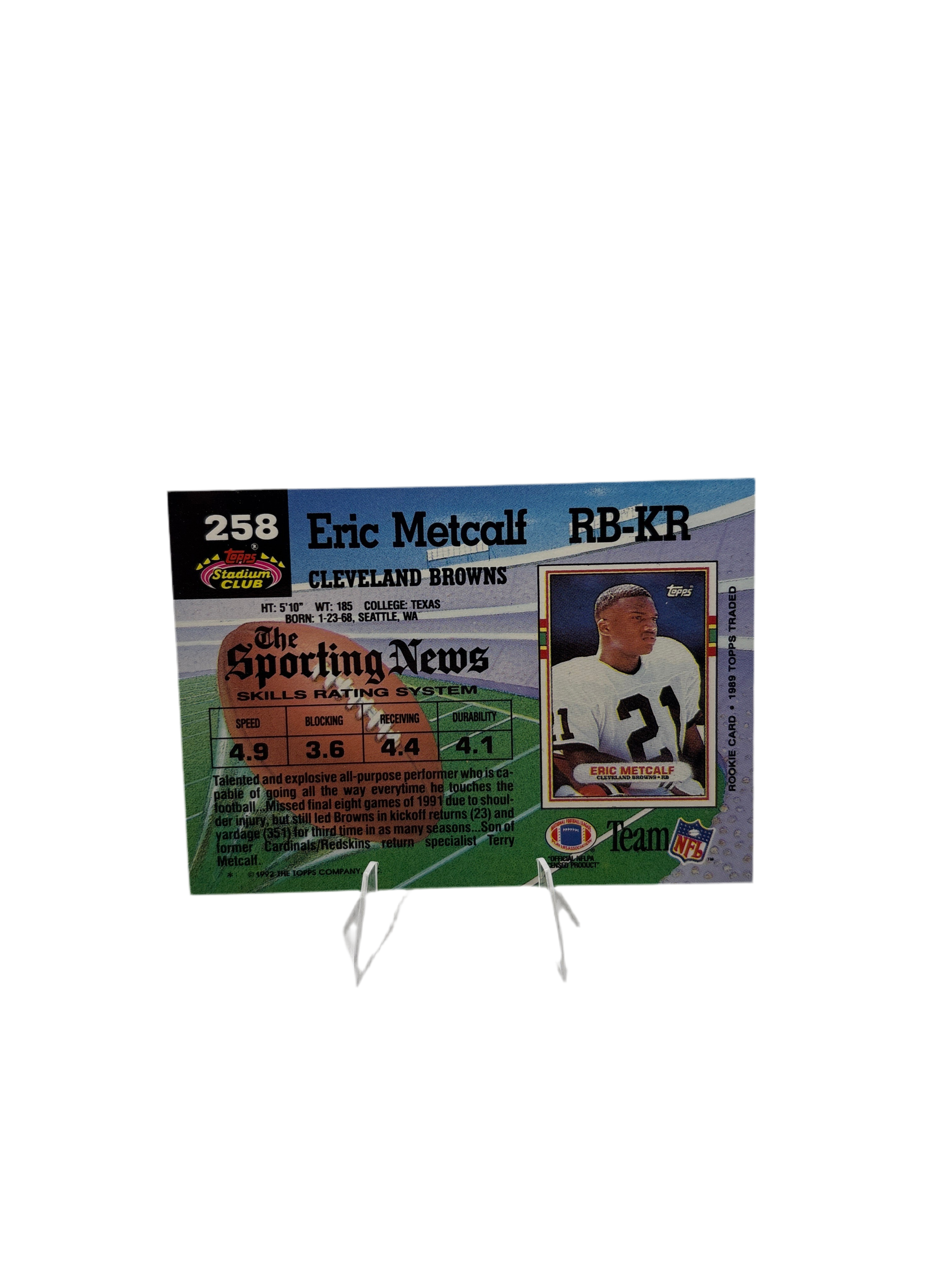 Topps Eric Metcalf