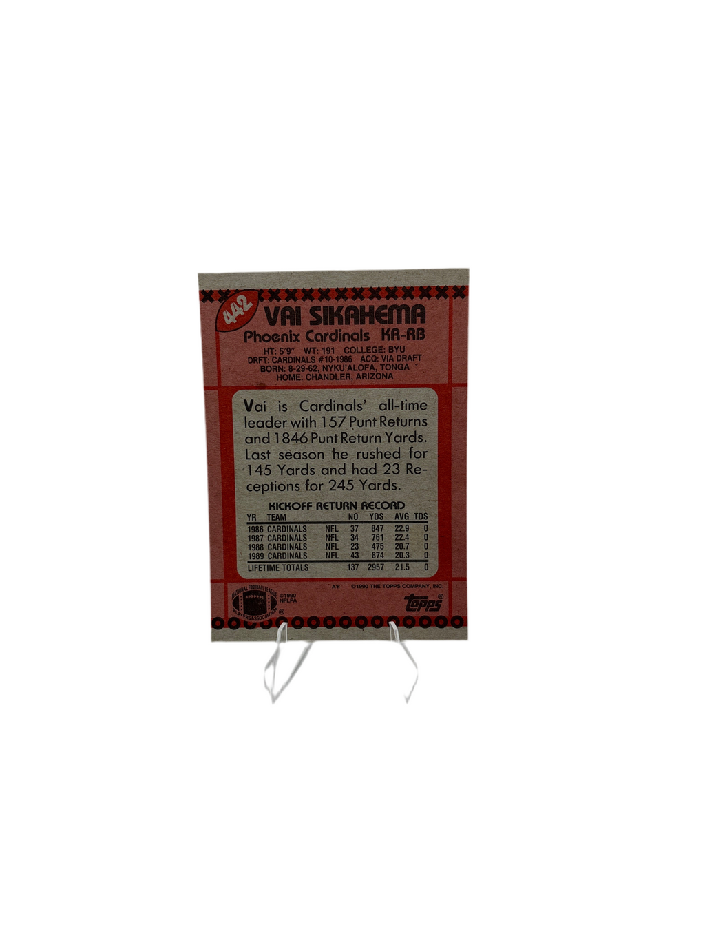 Topps Vai Sikahema