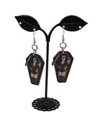 Horror Joker Coffin Earrings