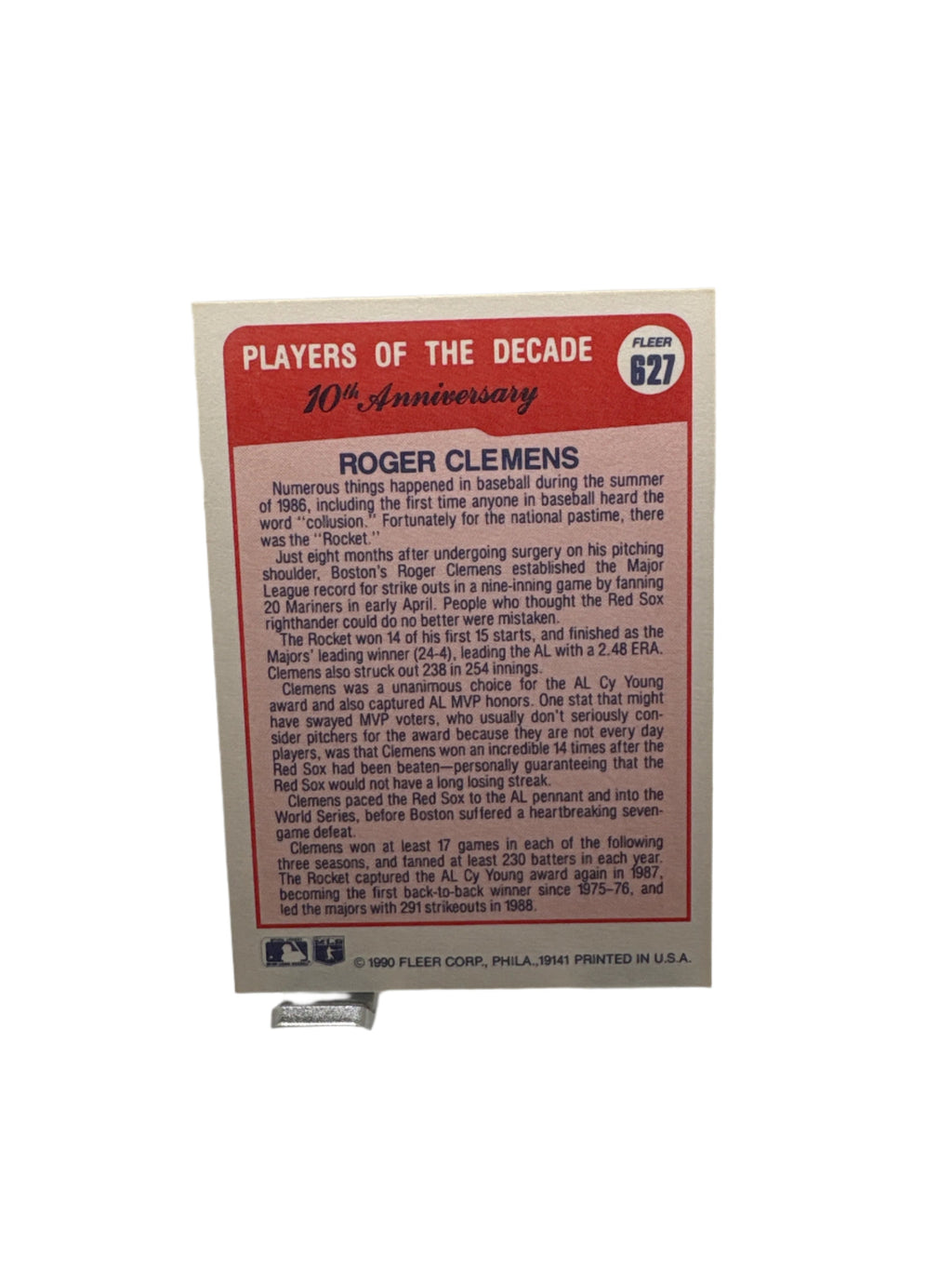 Fleer Roger Clemens