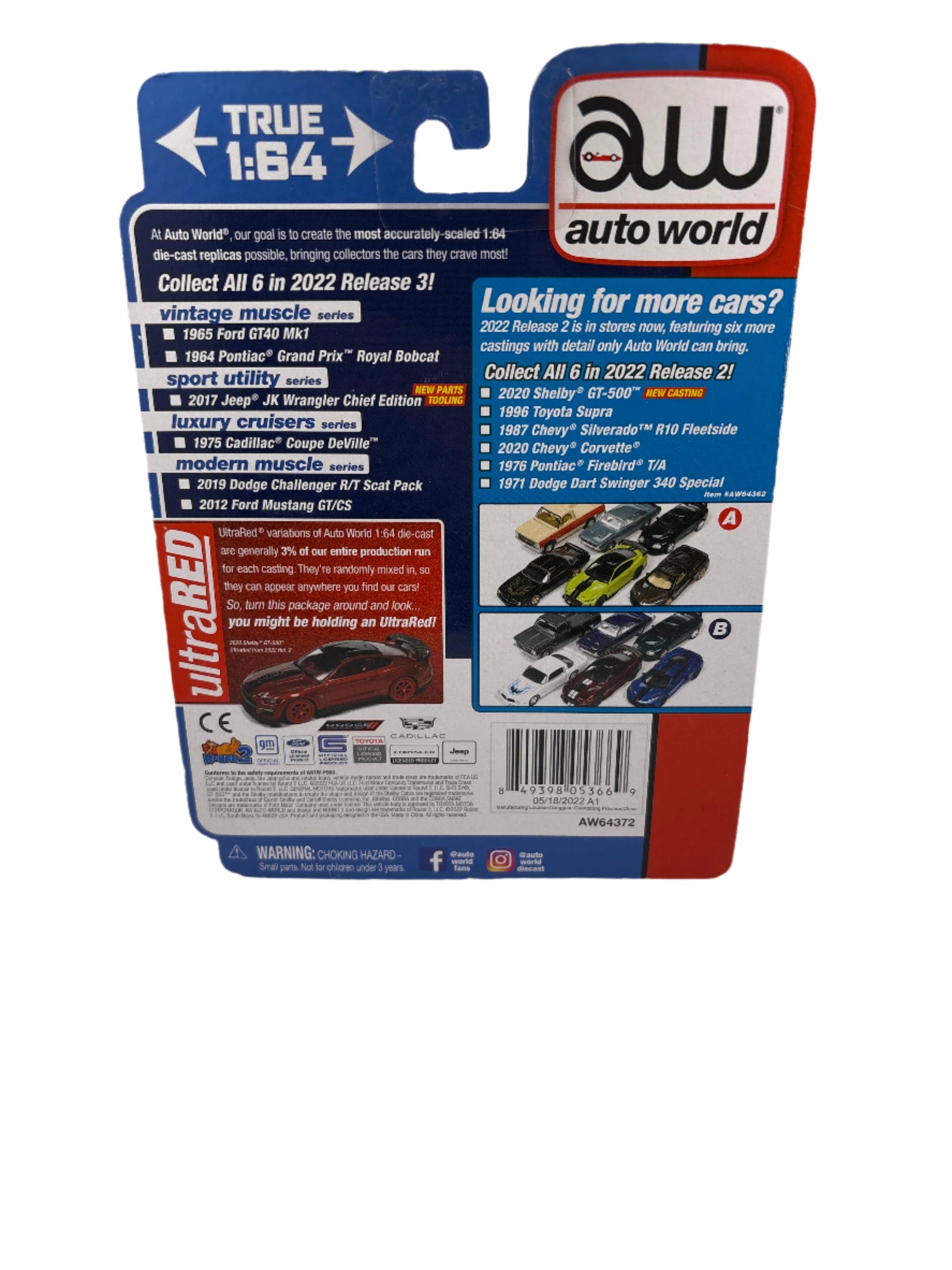 Auto World 1964 Pontiac Grand Prix Royal Bobcat Diecast