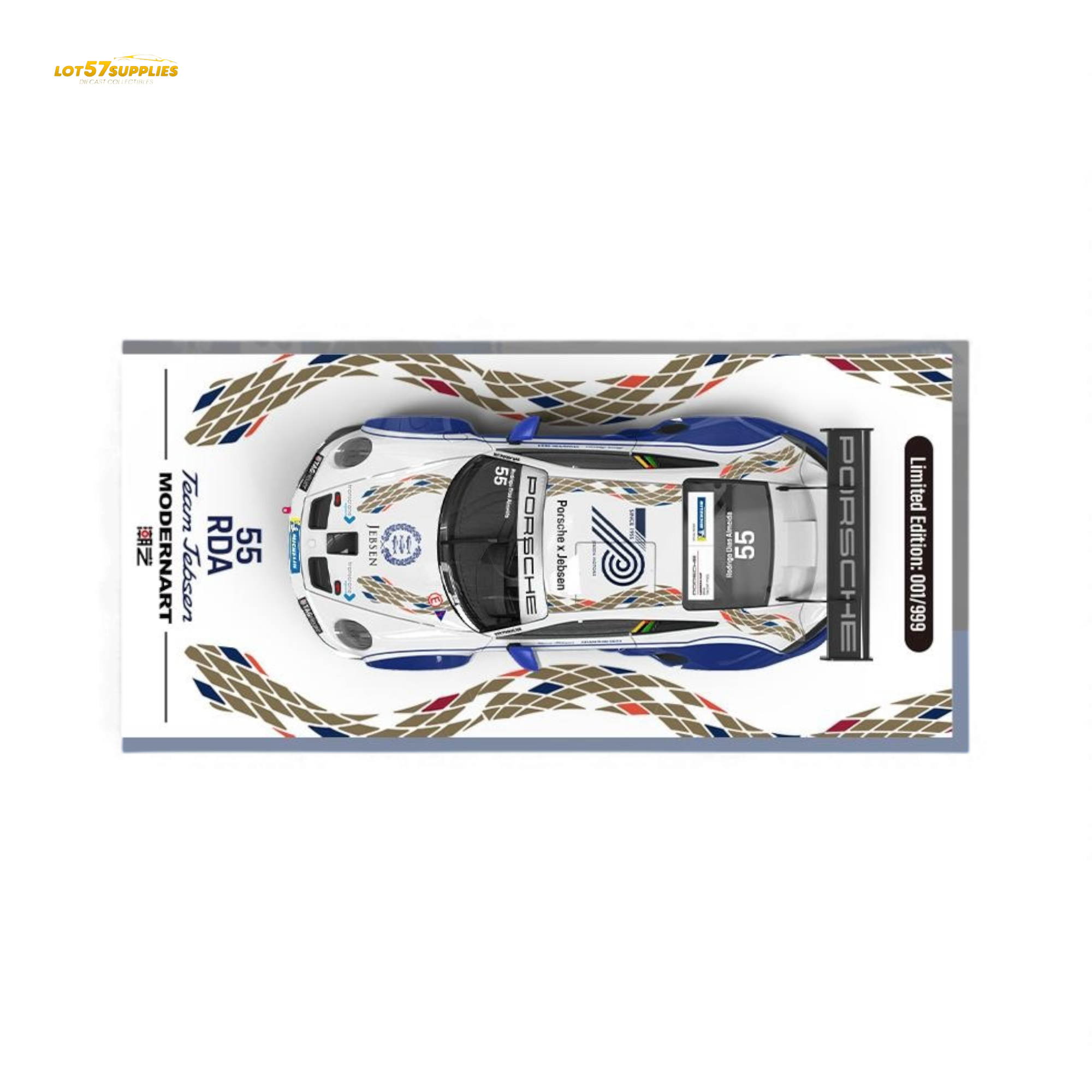 (Pre-Order) ModernArt & WRT Porsche 911 GT3 Carrera Cup 55# - Ordinary 1:64