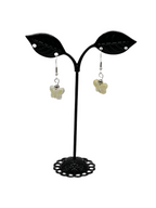 White/Yellow Butterfly Earrings