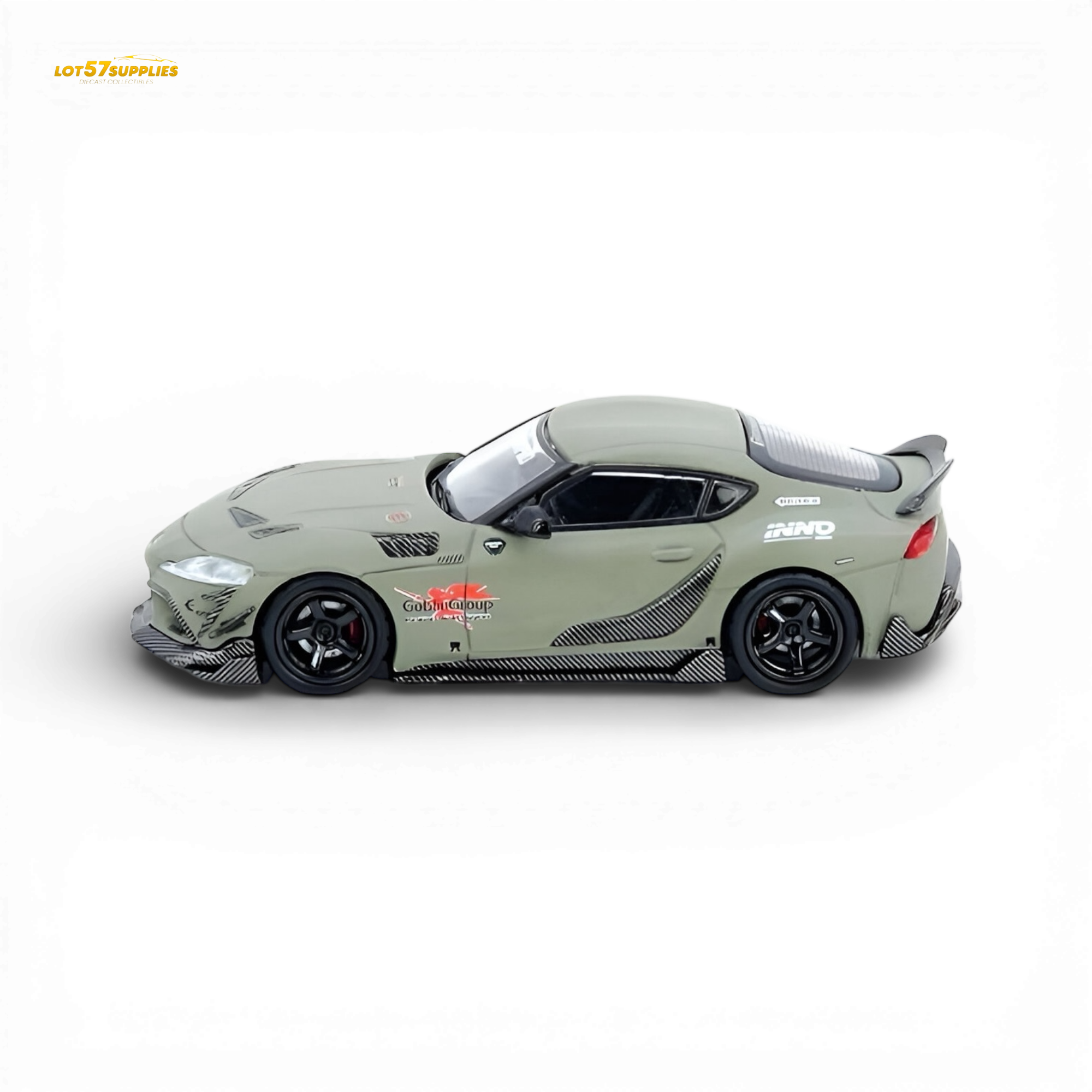 (Pre-Order) INNO64 Toyota Supra A90 Darwin Pro - Matt Green 1:64