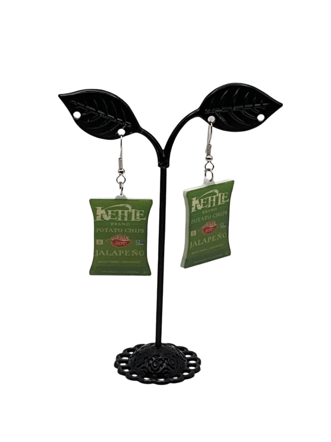 Jalapeño chip earrings Hover Image