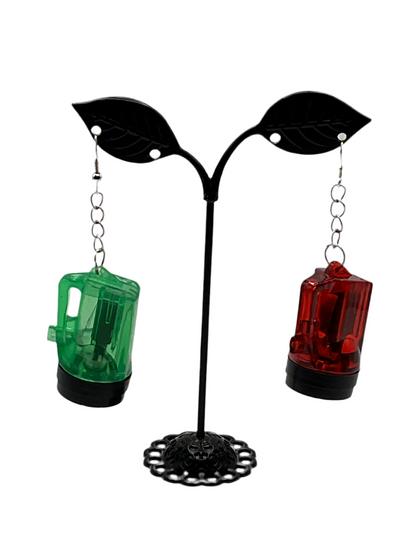 Flashlight Earrings