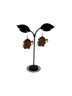 Mr potato head earrings