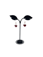 heart shaped lock earrings