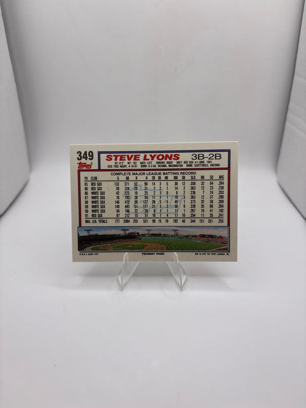 Topps Steve Lyons