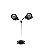 Pearl and Black Enamel Earrings