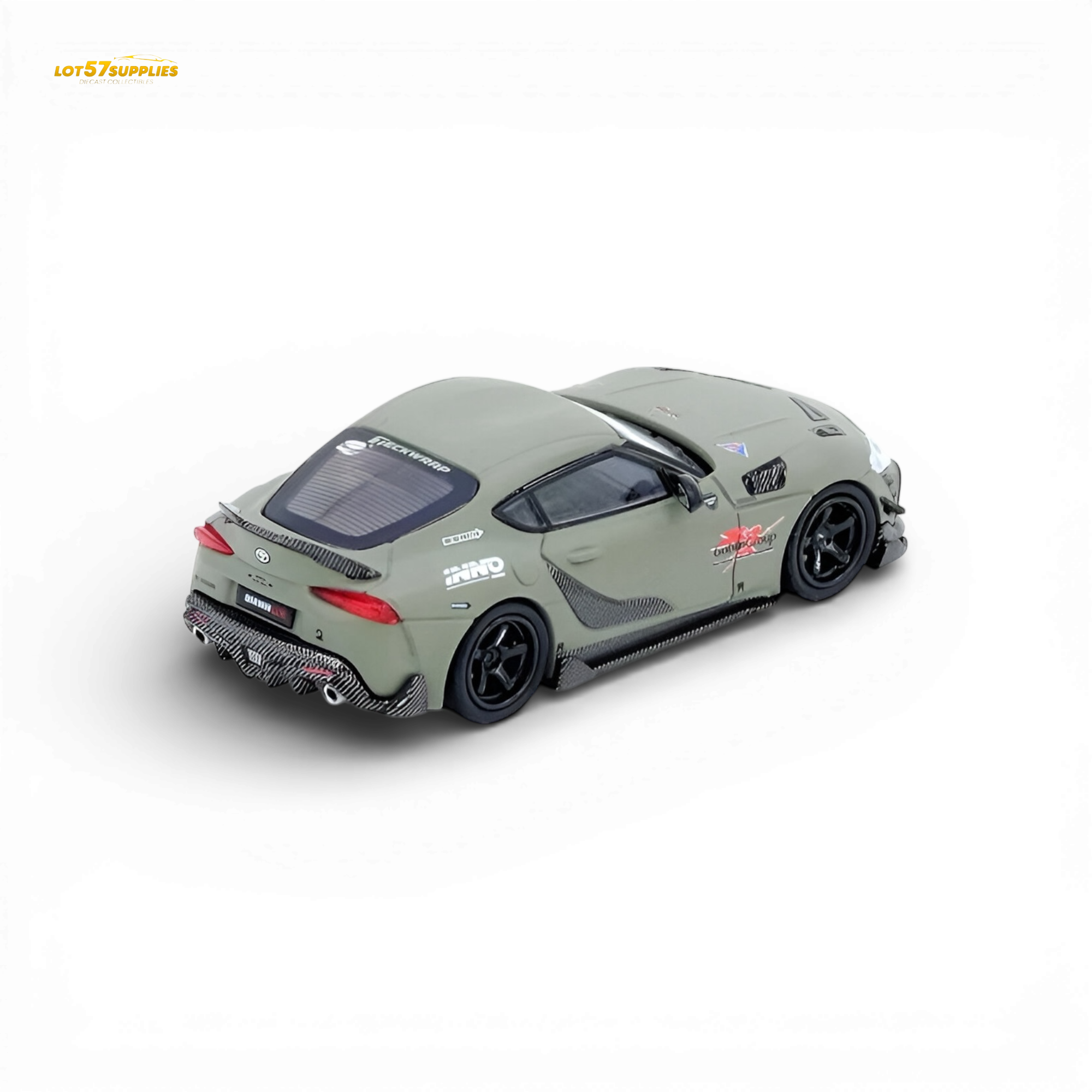 (Pre-Order) INNO64 Toyota Supra A90 Darwin Pro - Matt Green 1:64