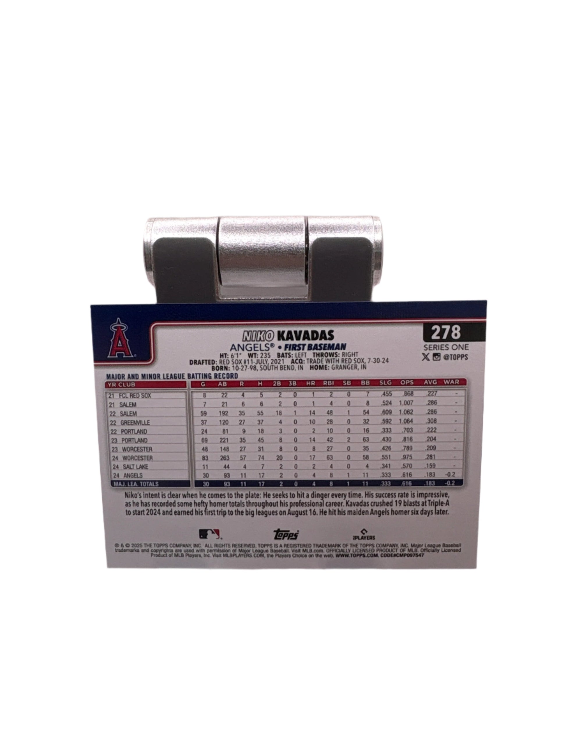 Topps Niko Kavadas