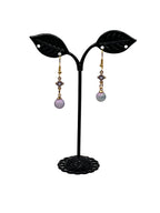 Earrings with beads