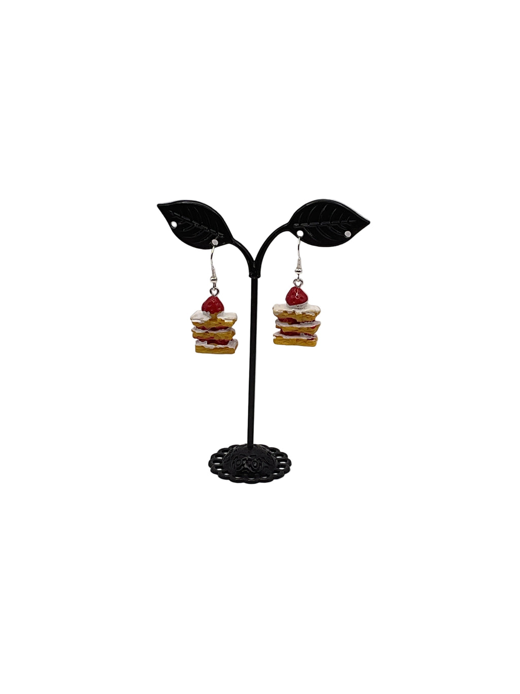 Strawberry shortcake earrings