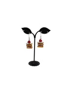 Strawberry shortcake earrings