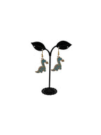 Dinosaur earrings