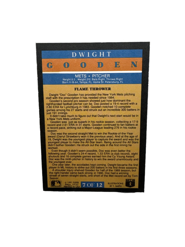 Fleer Dwight Gooden