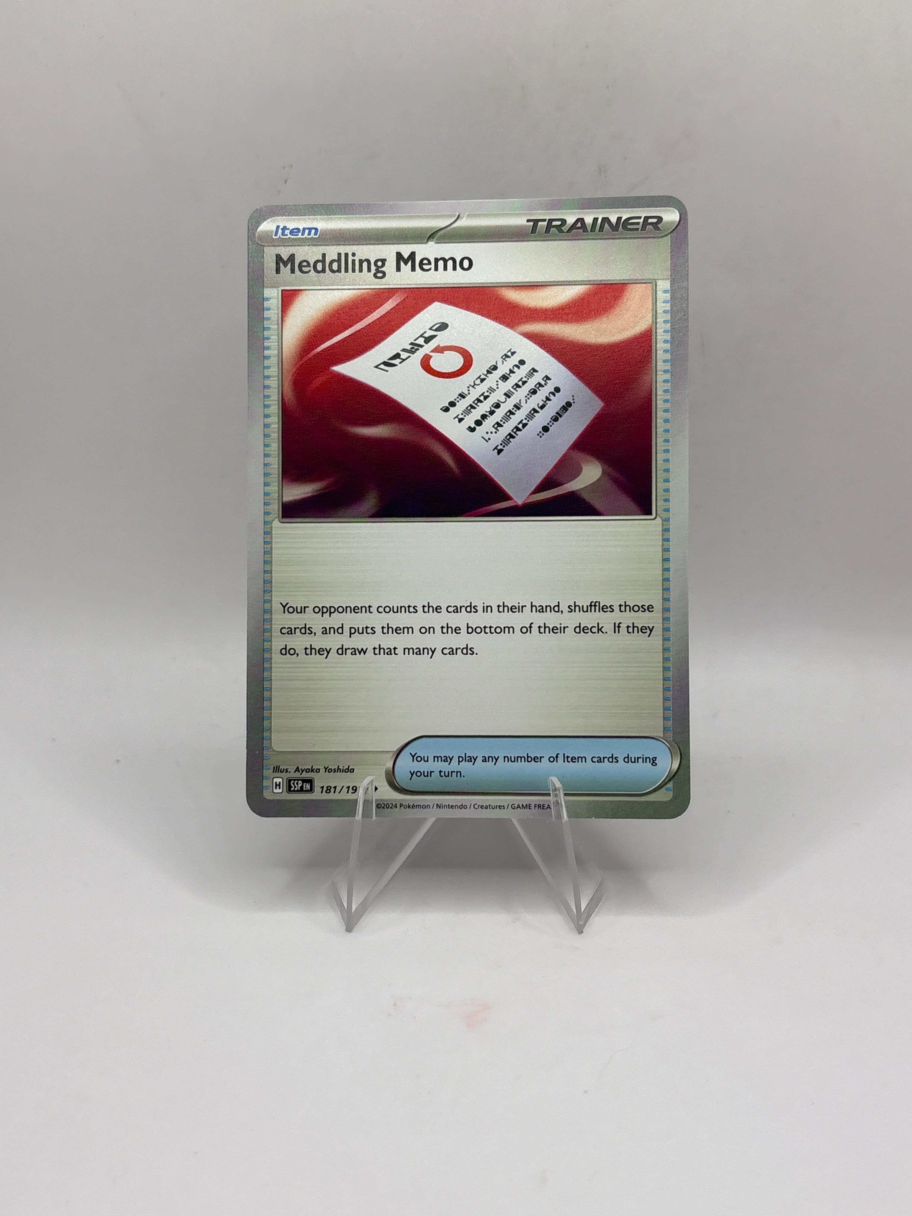 Pokemon Meddling Memo Main image