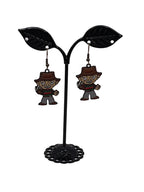 Horror Film Small Character Earrings