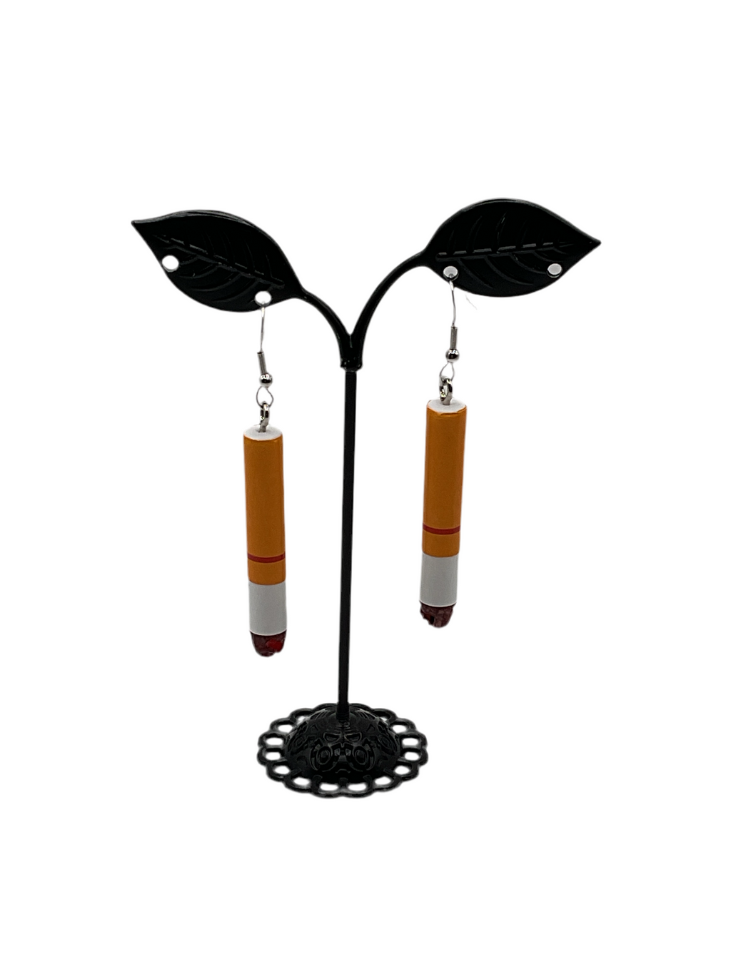 Lit Cigarette Earrings