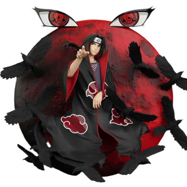 Naruto: Shippuden Itachi Uchiha 1/8 Scale Wall Statue - Collectors World Toys Hover Image