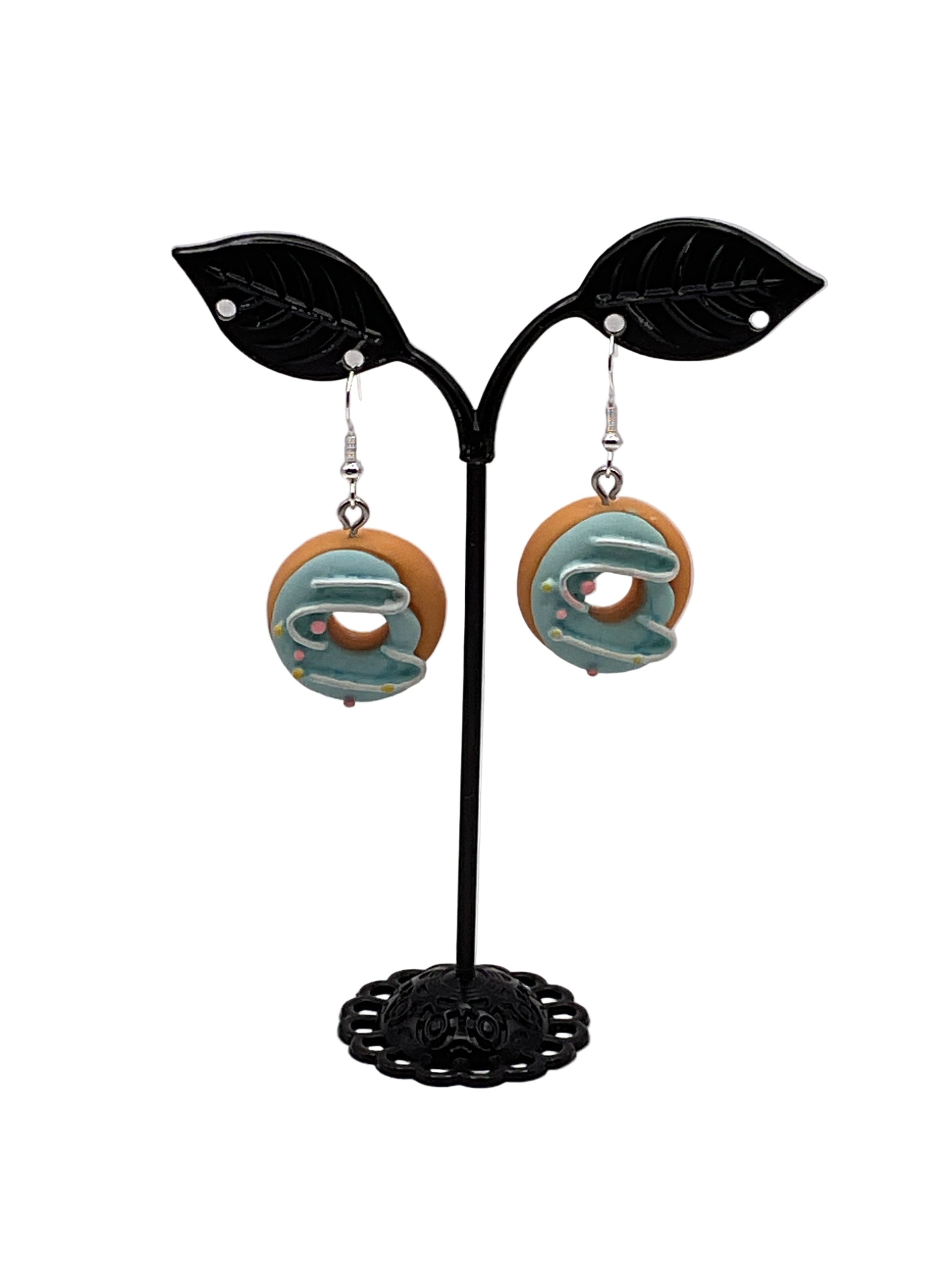 Frosted Donut Earrings