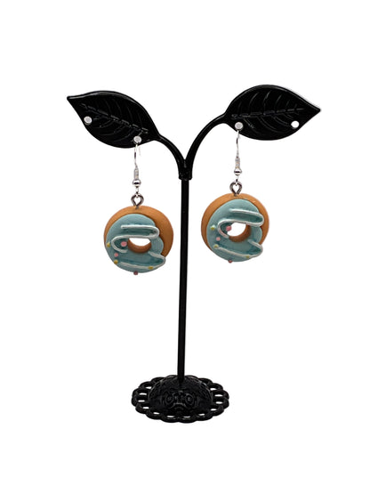 Frosted Donut Earrings