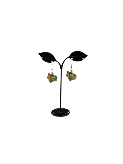 Caterpillar earrings