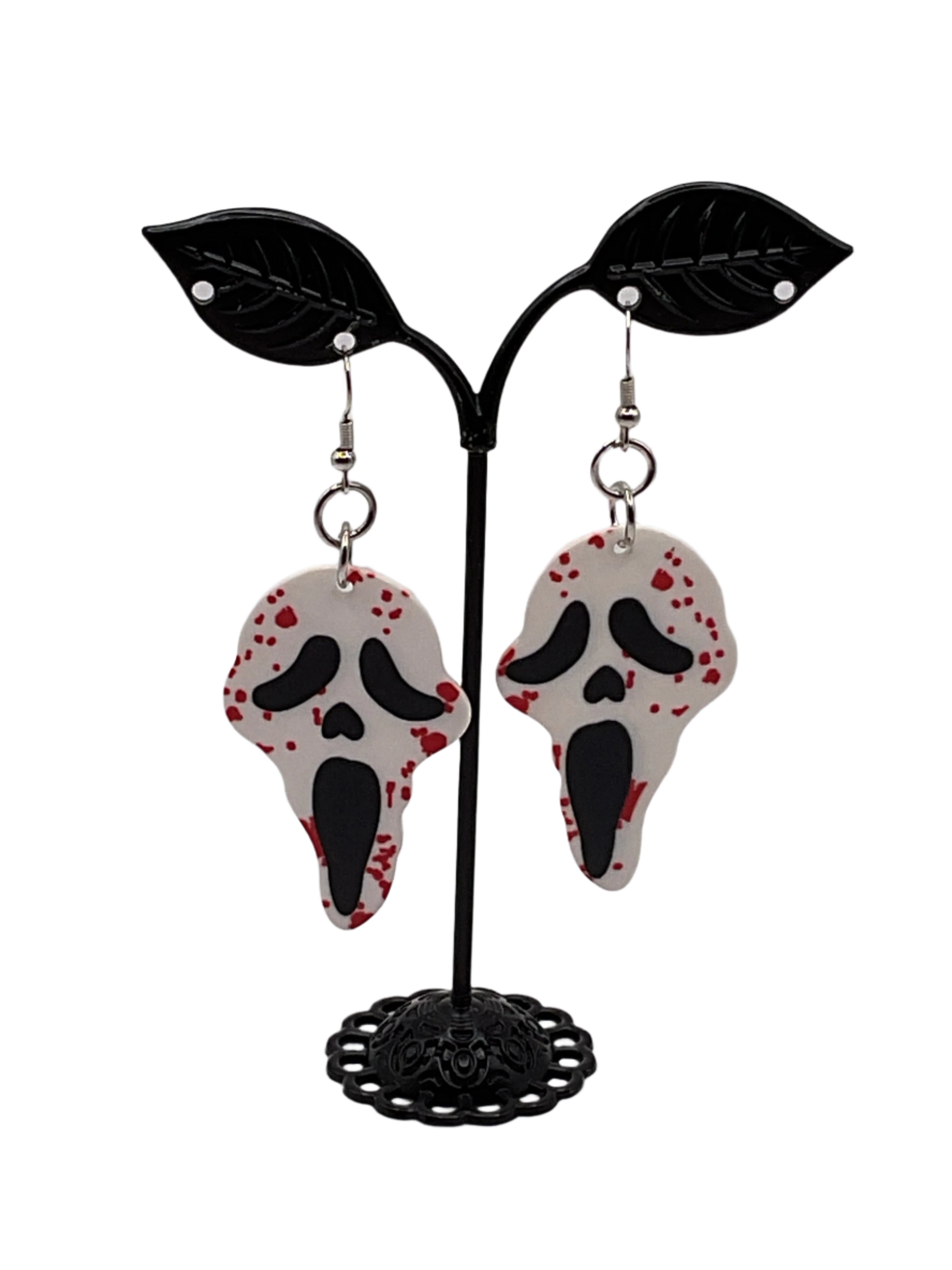 Scream earrings