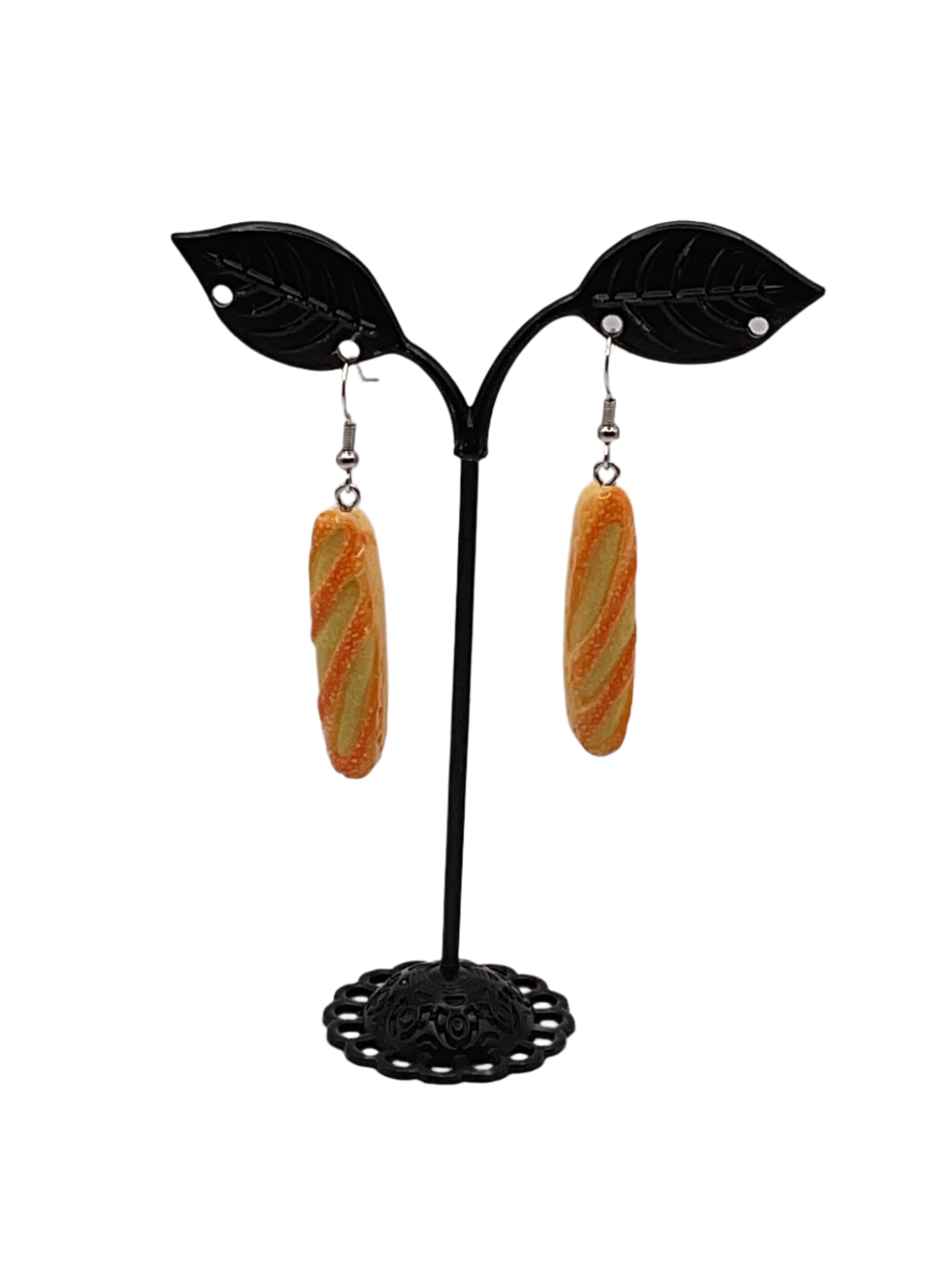 French Baguette Earrings