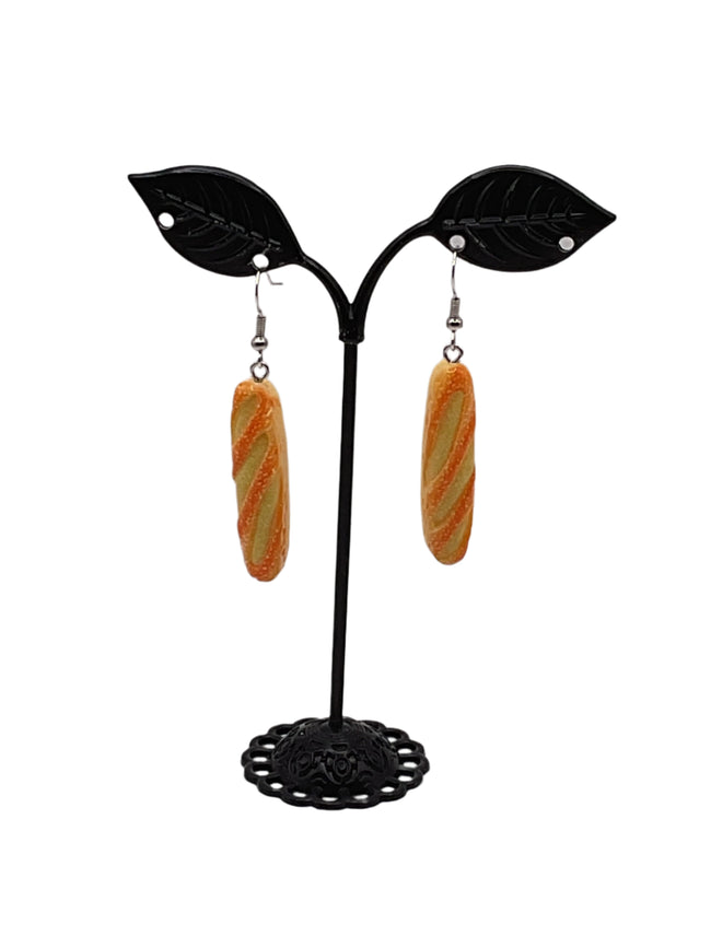 French Baguette Earrings Hover Image