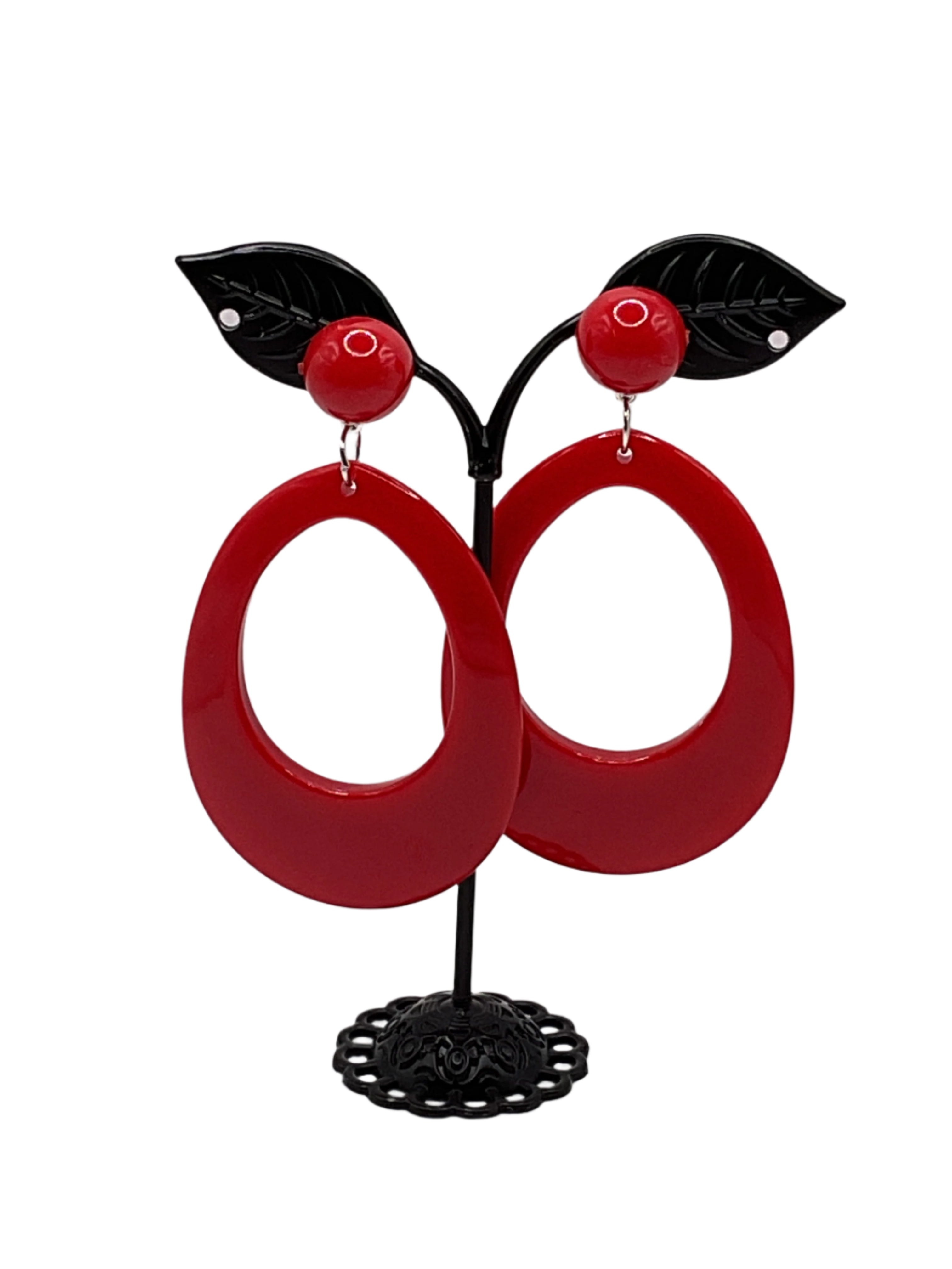 Large Colorful Earrings