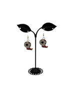 Soccer earrings