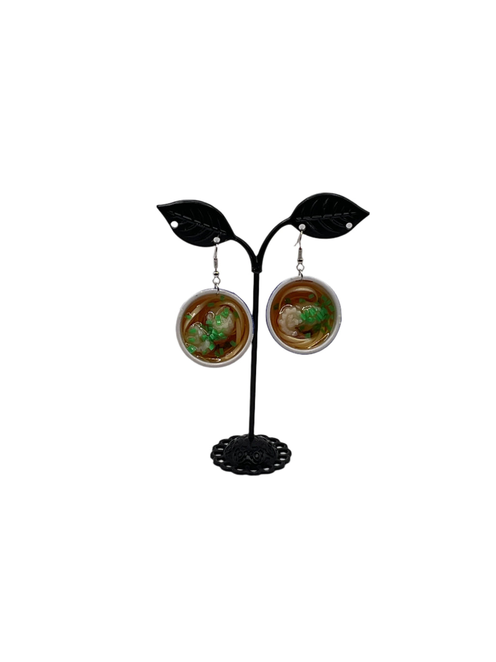 Chicken soup earrings