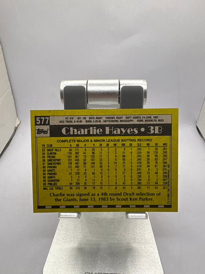 Topps Charlie Hayes