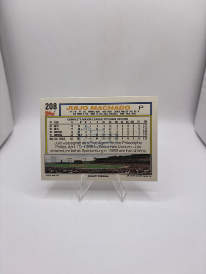 Topps Julio Machado