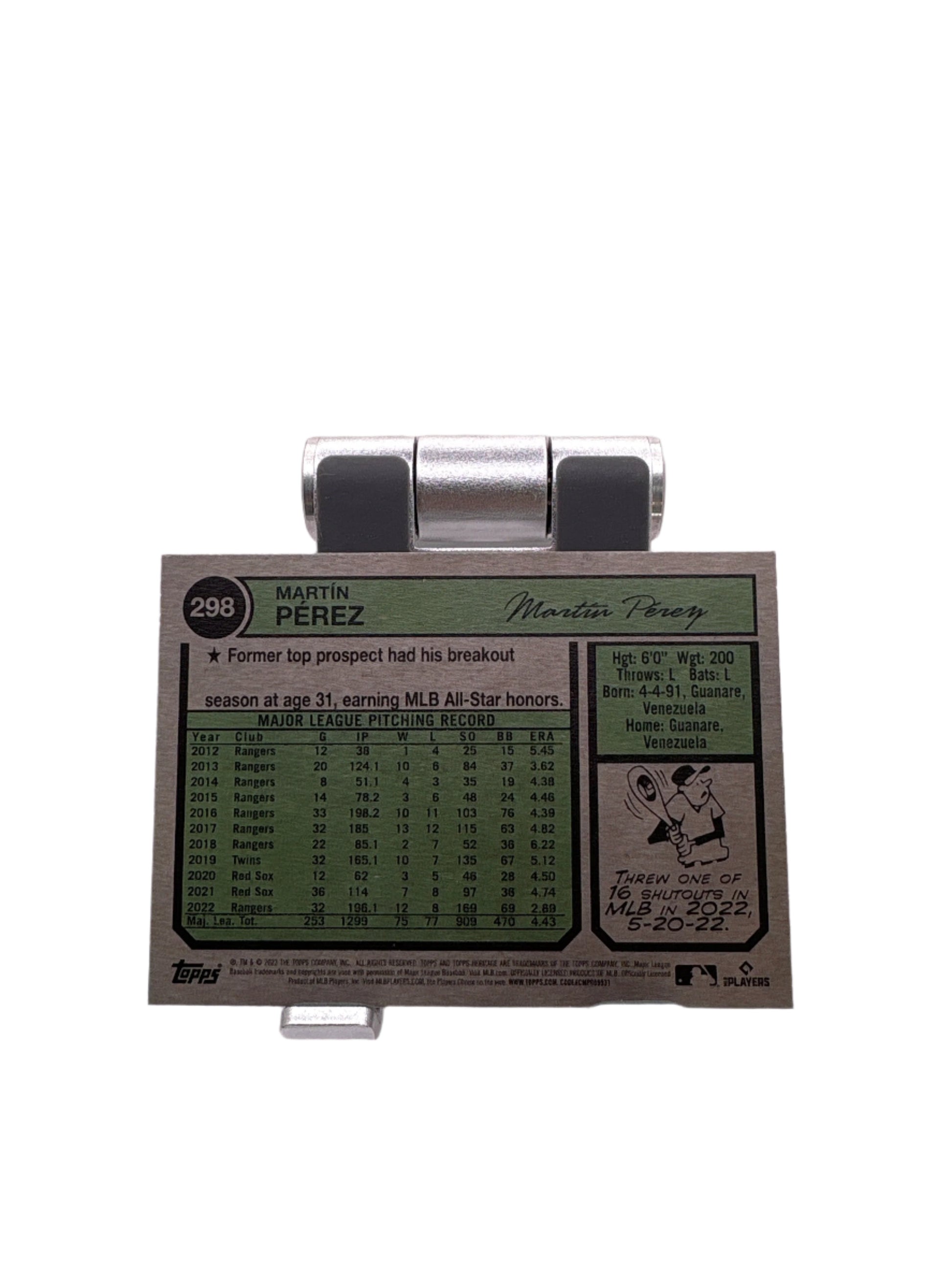 Topps Heritage Martin Perez